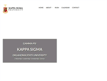 Tablet Screenshot of kappasigma.com